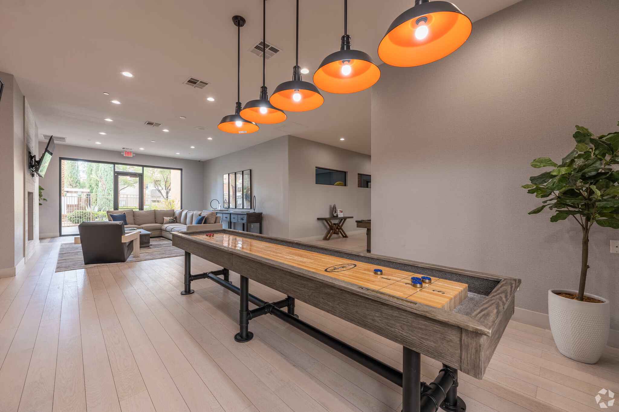 Ritiro Apartments Las Vegas Shuffleboard Area Premium Amenities