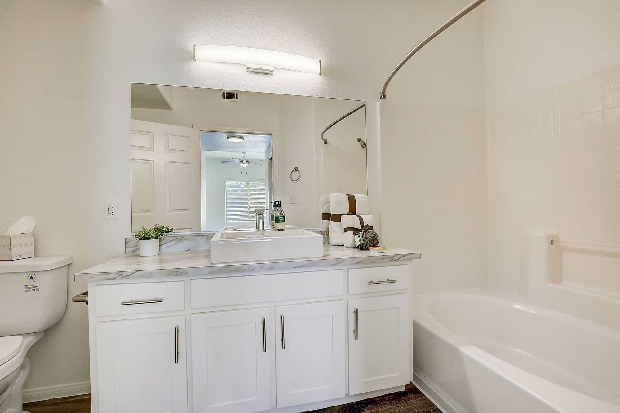 Ritiro Apartments Las Vegas bathroom interior vanity and sink