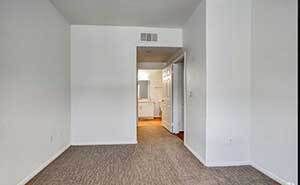 ritiro apartments hardwood floor bedroom bathroom view